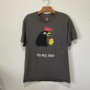 Gildan Men's You Mad Bro? Grey Tshirt